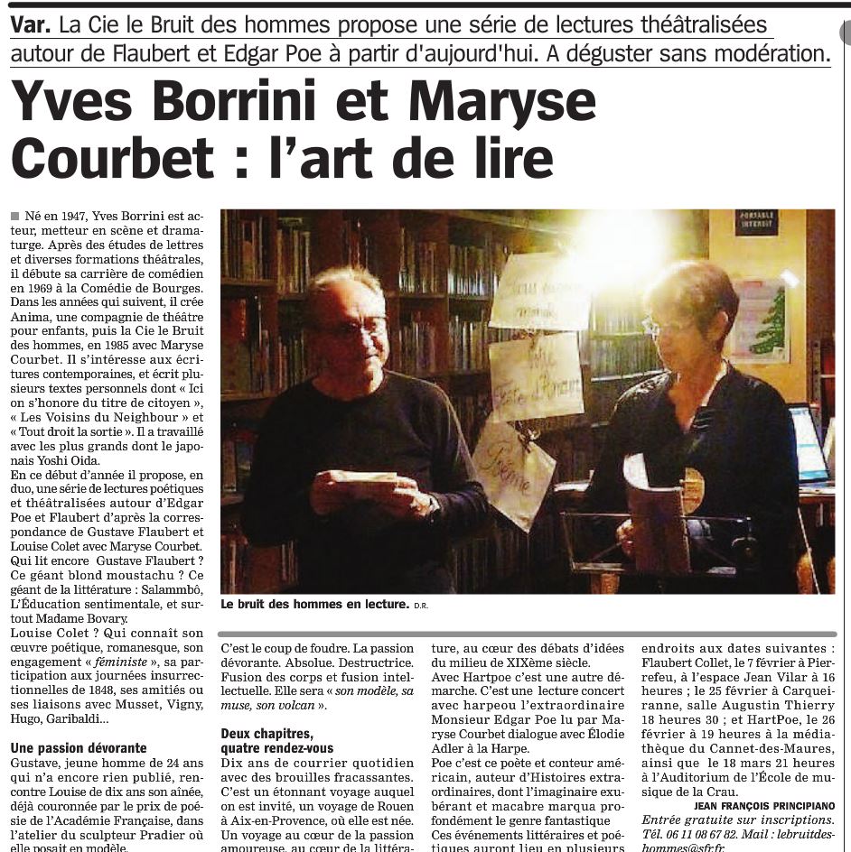 Y Borrini et Maryse Courbet