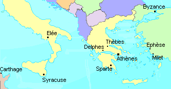 Centres politiques et philosophiques au ~VIe sicle.